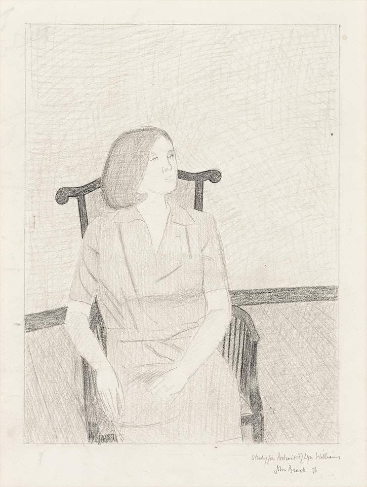 STUDY FOR PORTRAIT OF LYN WILLIAMS by John Brack