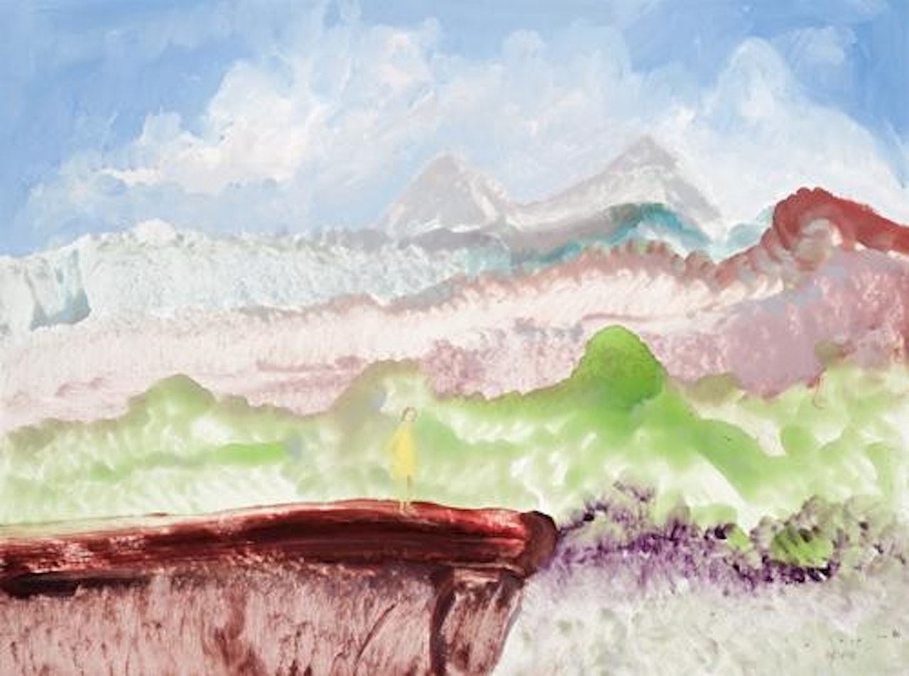 FIGURE AND LANDSCAPE by Sidney Nolan