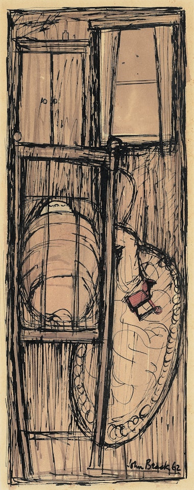 UNTITLED SKETCH (NURSERY) by John Brack