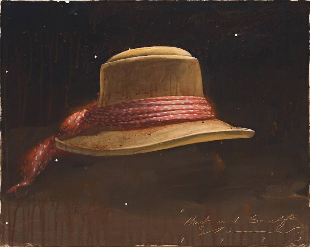 HAT AND SCARF by Tim Storrier