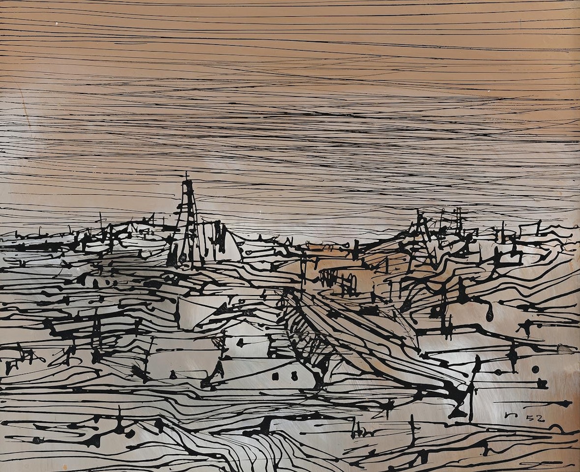 MINING TOWN by Sidney Nolan