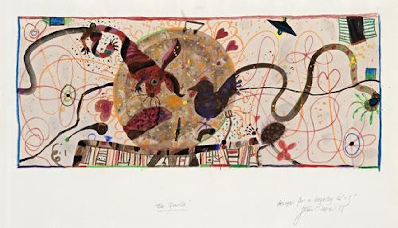 STUDY FOR THE PAELLA by John Olsen