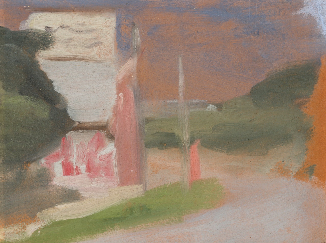 SKETCH FOR BEACH ROAD by Clarice Beckett