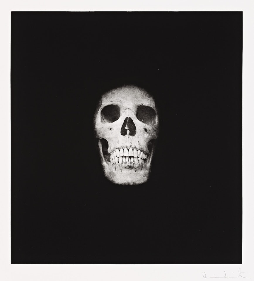 I ONCE WAS WHAT YOU ARE,YOU WILL BE WHAT I AM (SKULL 2) by Damien Hirst