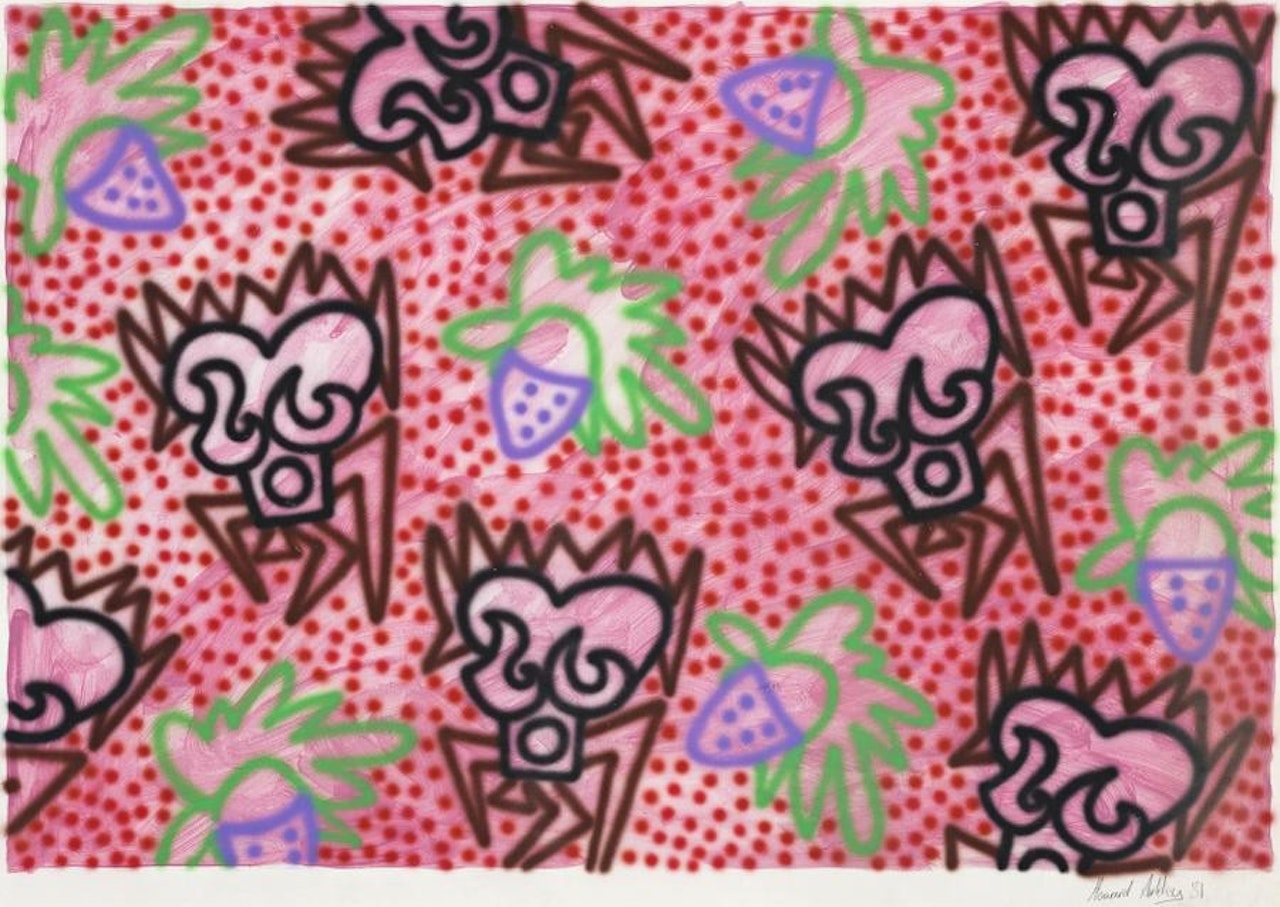 ABSTRACT by Howard Arkley