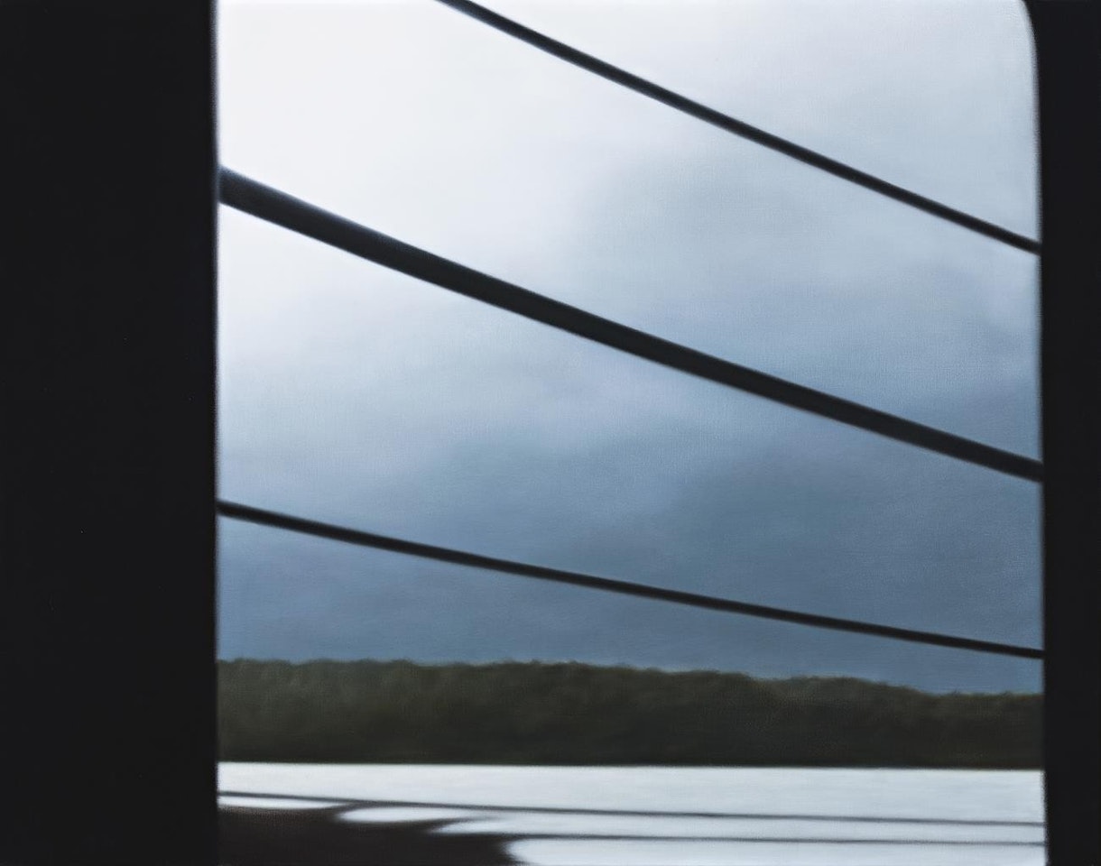 HUDSON RIVER: FROM TRAIN by Andrew Browne