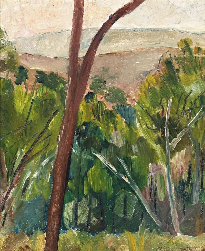 BUSH AND MOUNTAINS by Grace Cossington Smith