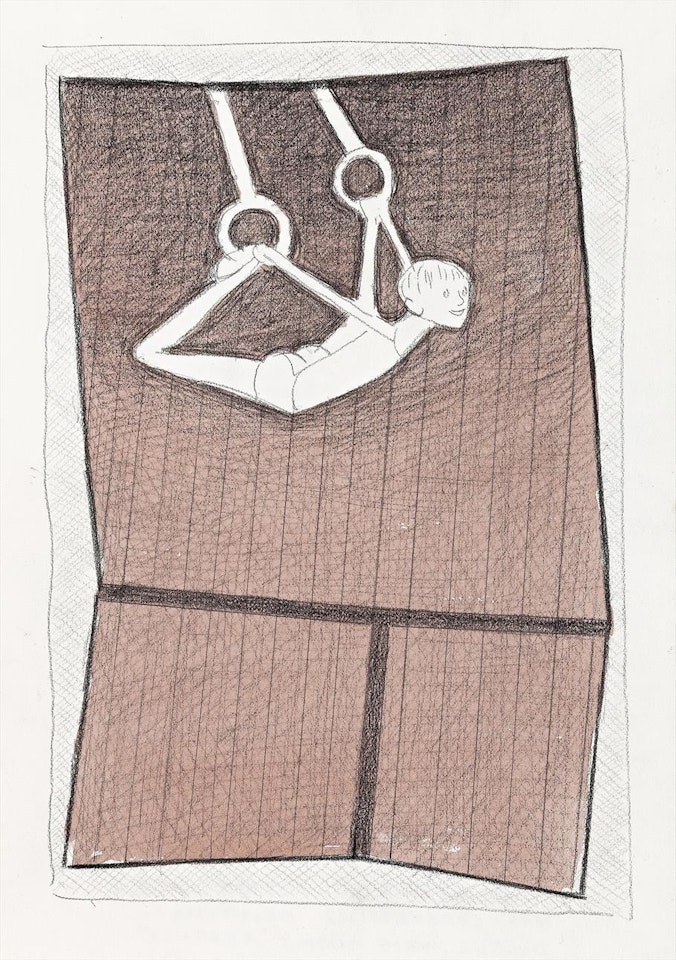 STUDY FOR ON THE RINGS by John Brack