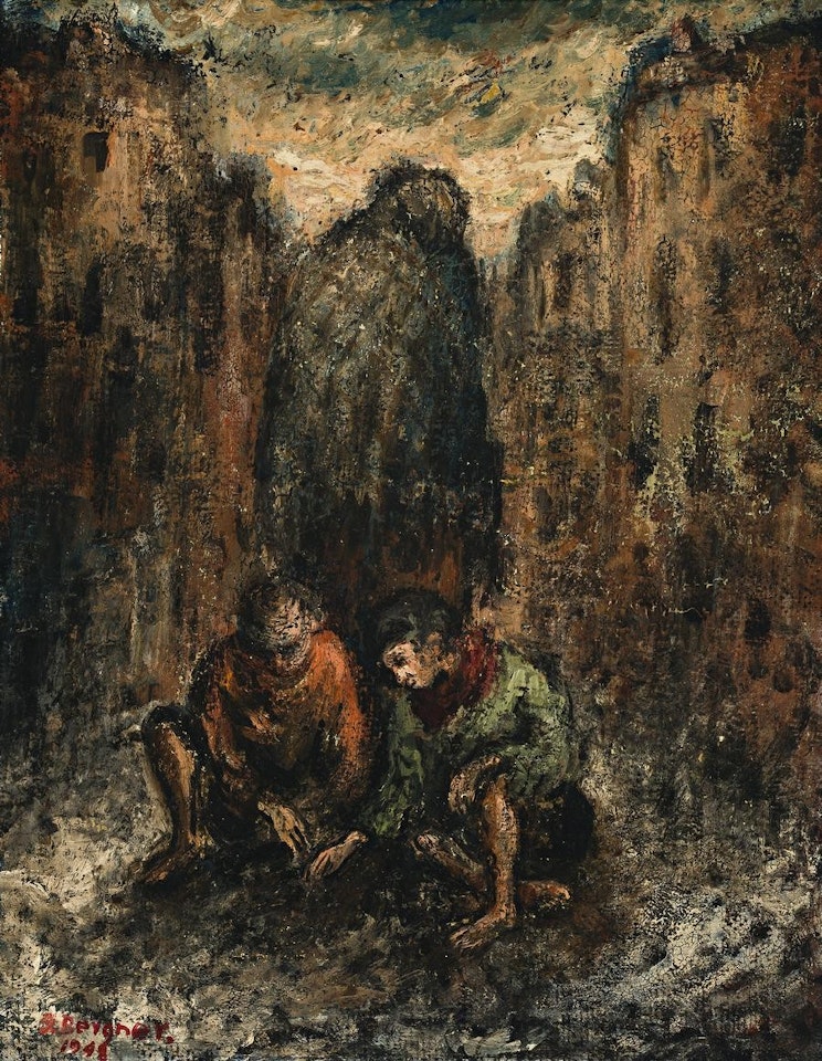 WARSAW STREET CHILDREN by Yosl Bergner
