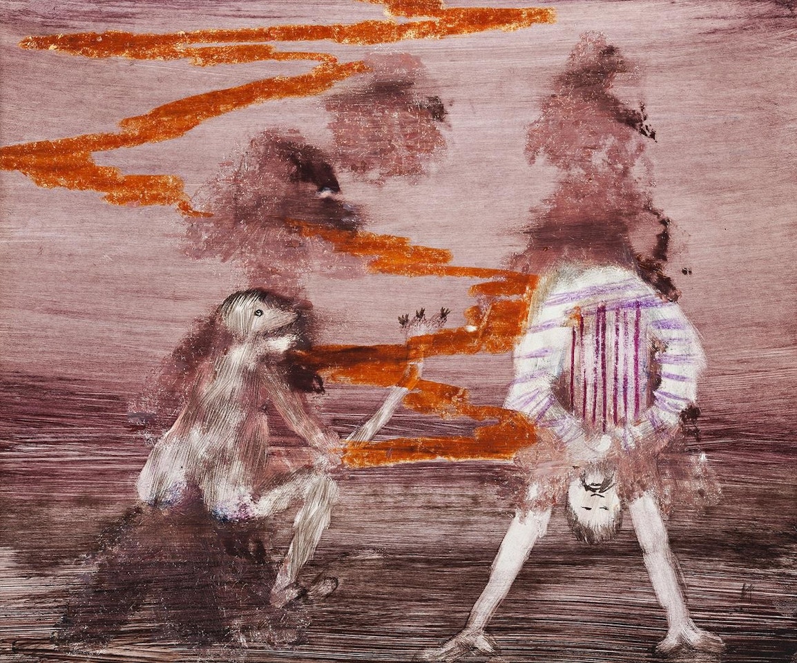 MONKEY AND ACROBAT by Sidney Nolan