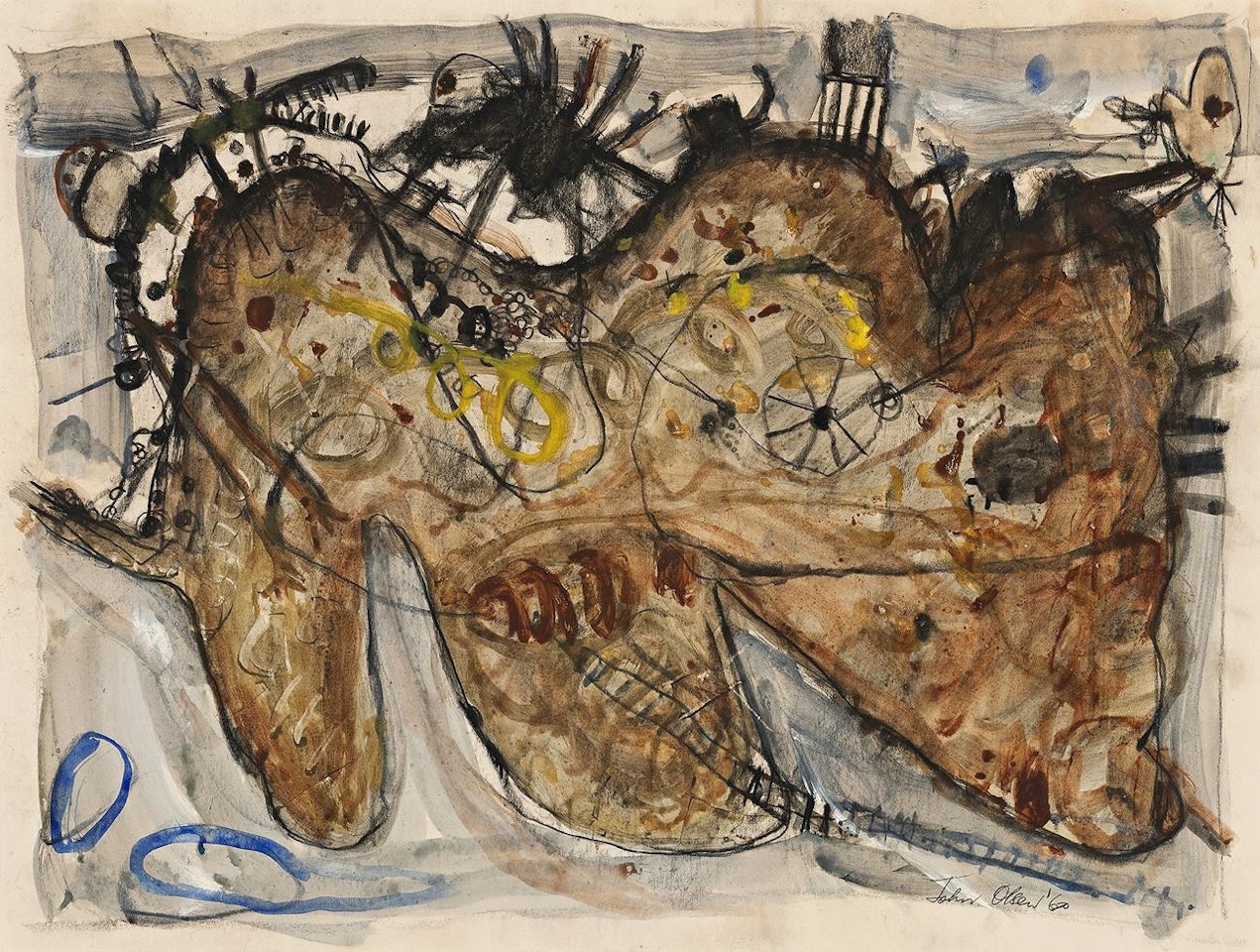 SONG OF THE EARTH by John Olsen
