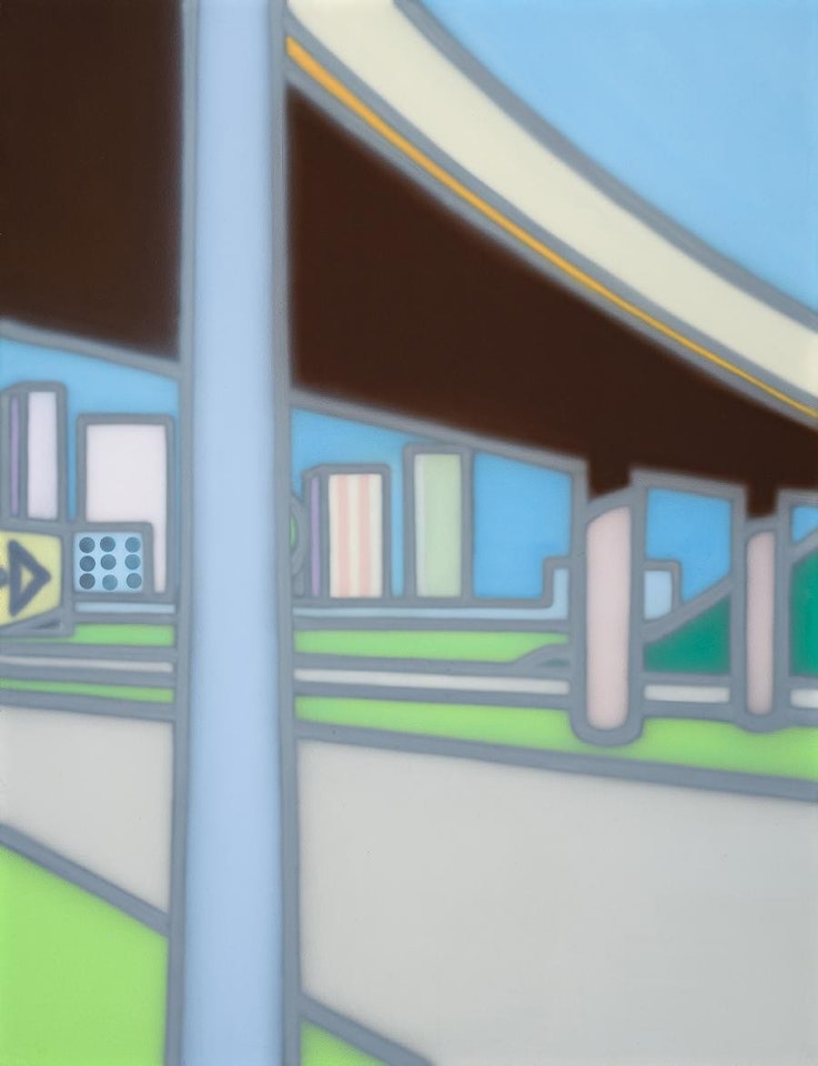 FREEWAY EXIT by Howard Arkley