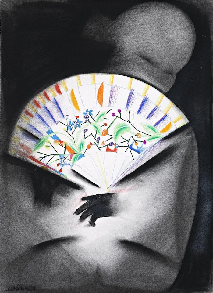 TRADITION OF THE FAN by Charles Blackman