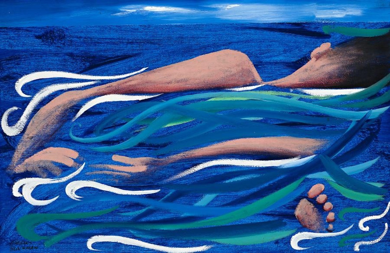 SWIMMER by Charles Blackman