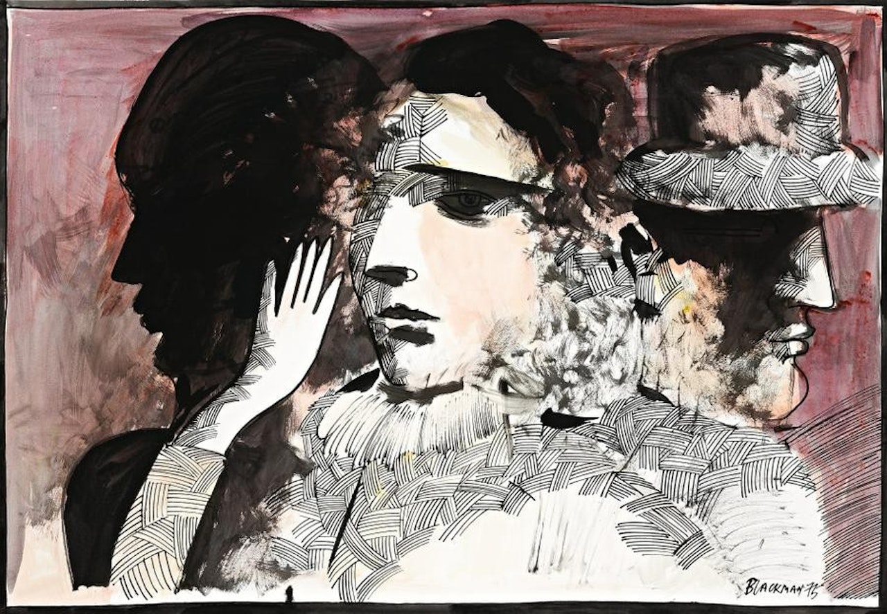 L"ARRIVEE by Charles Blackman