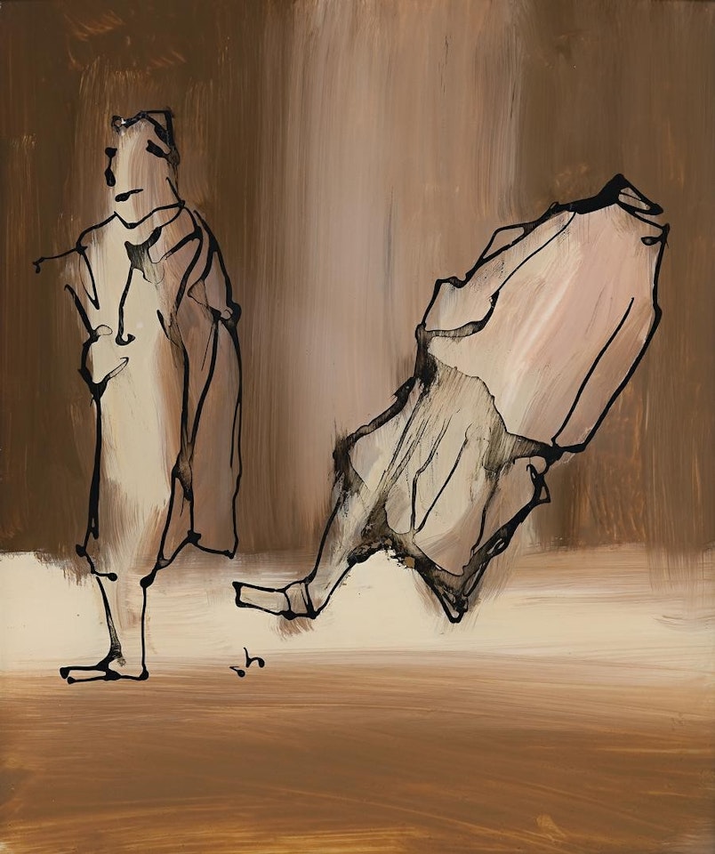 TWO FIGURES by Sidney Nolan