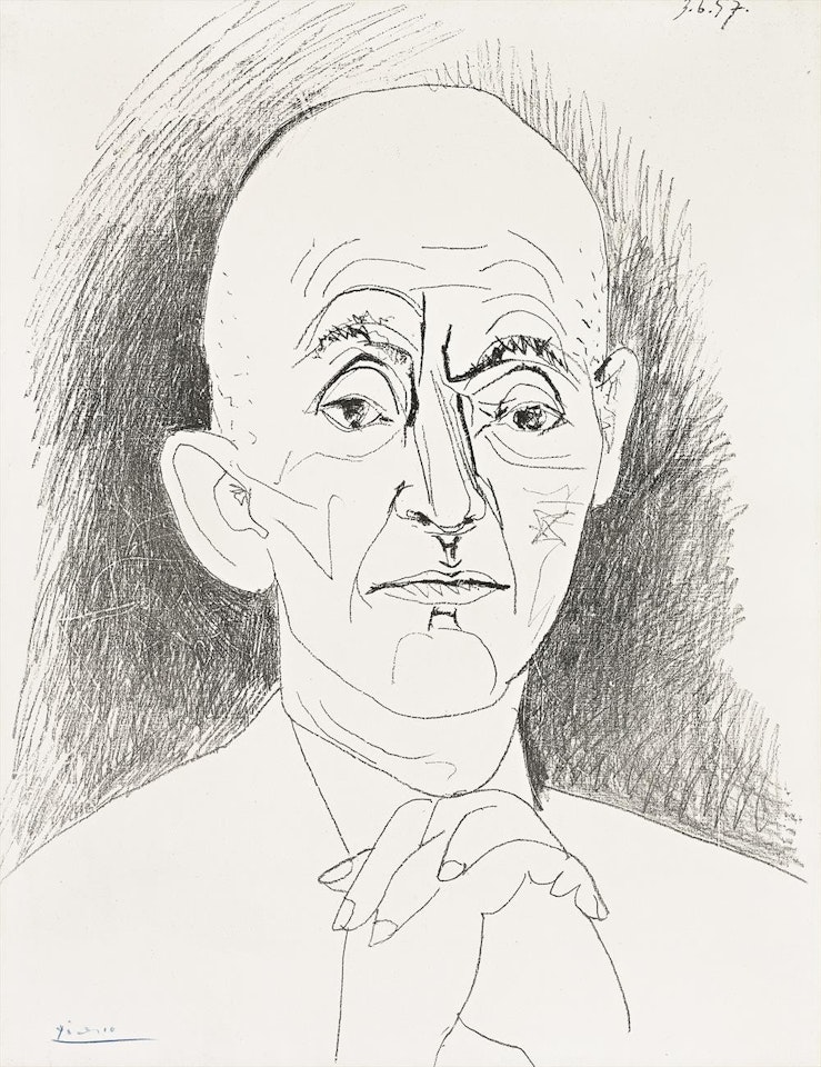 PORTRAIT OF D.H. KAHNWEILER III by Pablo Picasso