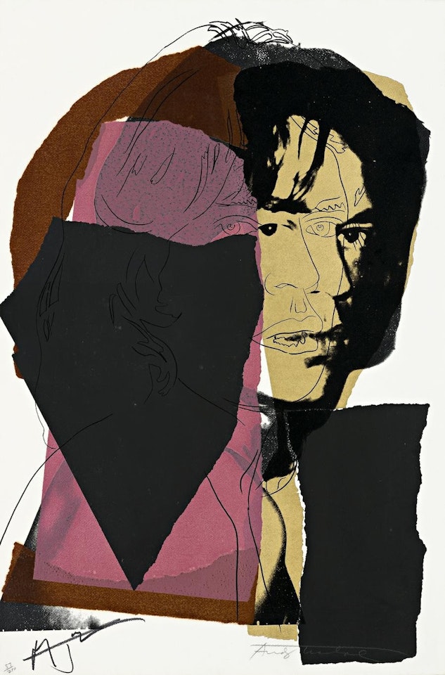 MICK JAGGER by Andy Warhol