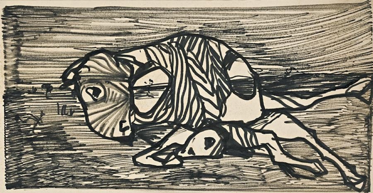 DROUGHT ANIMAL by Sidney Nolan