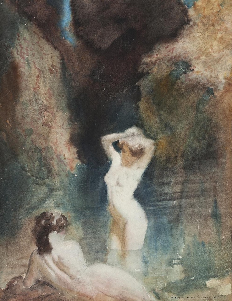 WATER NYMPHS by Norman Alfred Williams Lindsay