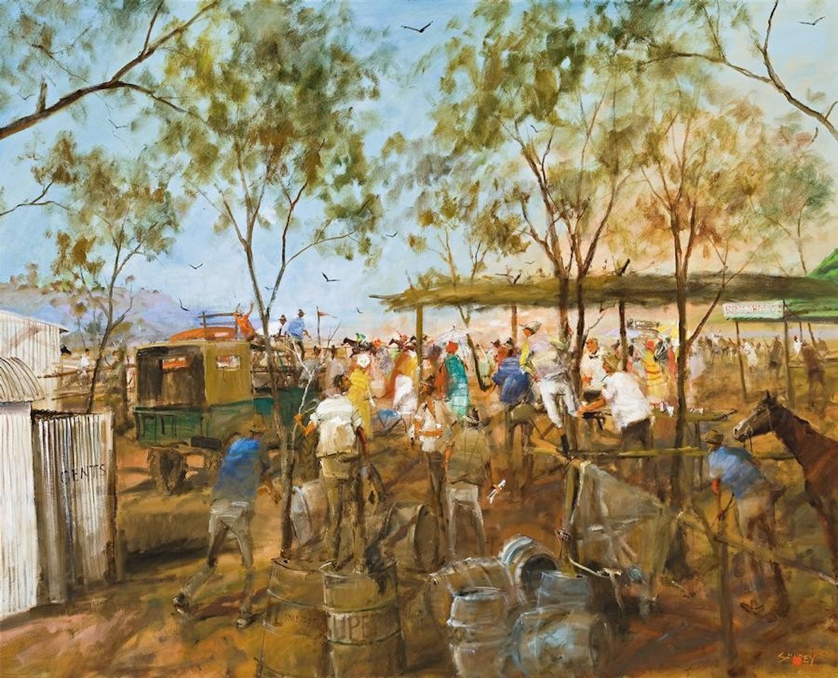 HOW THE FLIER WON THE CLONCURRY CUP, NORTH WEST QUEENSLAND by Hugh Sawrey