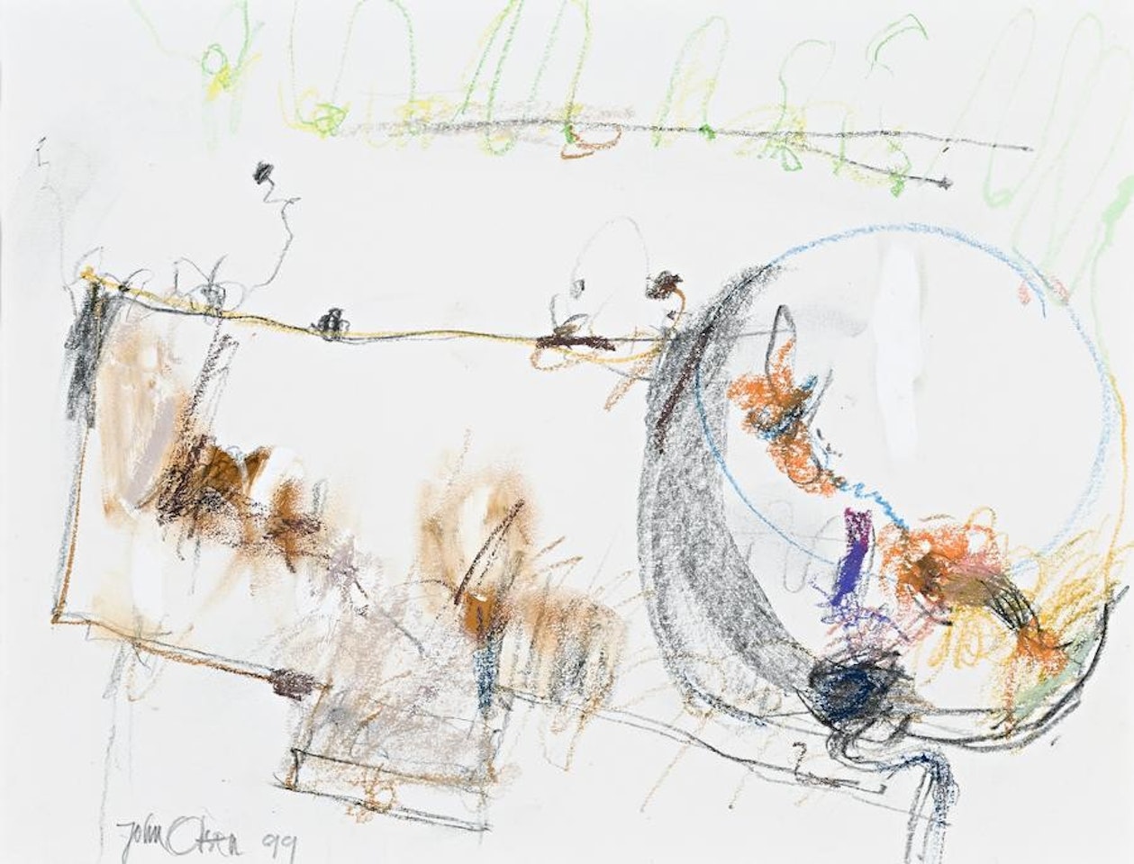 FISH IN A SINK by John Olsen