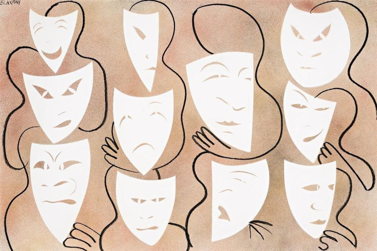 MASKS by Charles Blackman