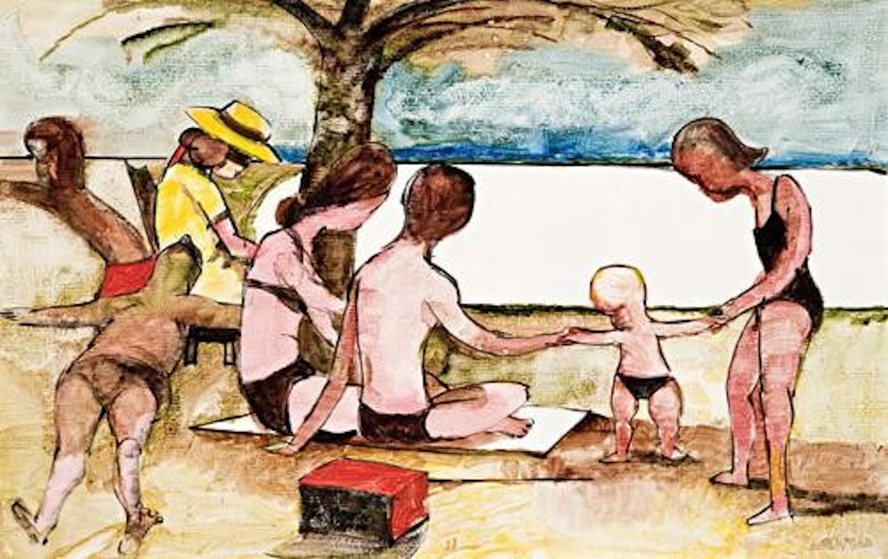 FIRST STEPS by Charles Blackman