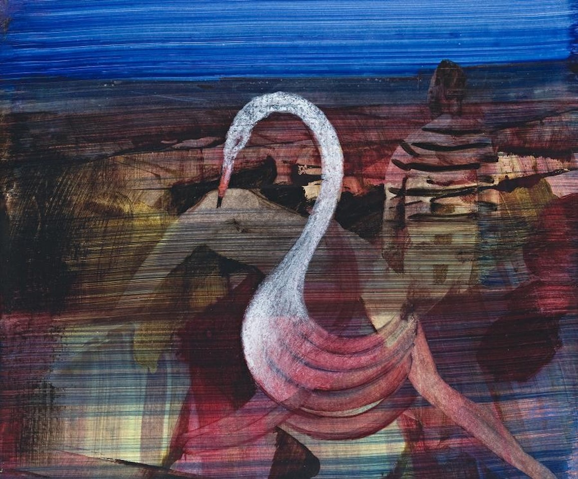 CONVICT, MRS FRASER AND BIRD by Sidney Nolan