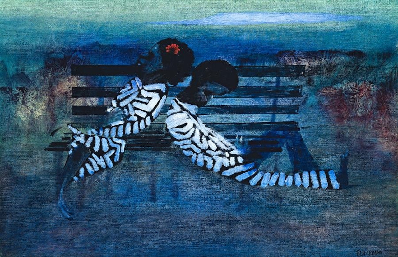 AT DUSK (SATURDAY NIGHT) by Charles Blackman