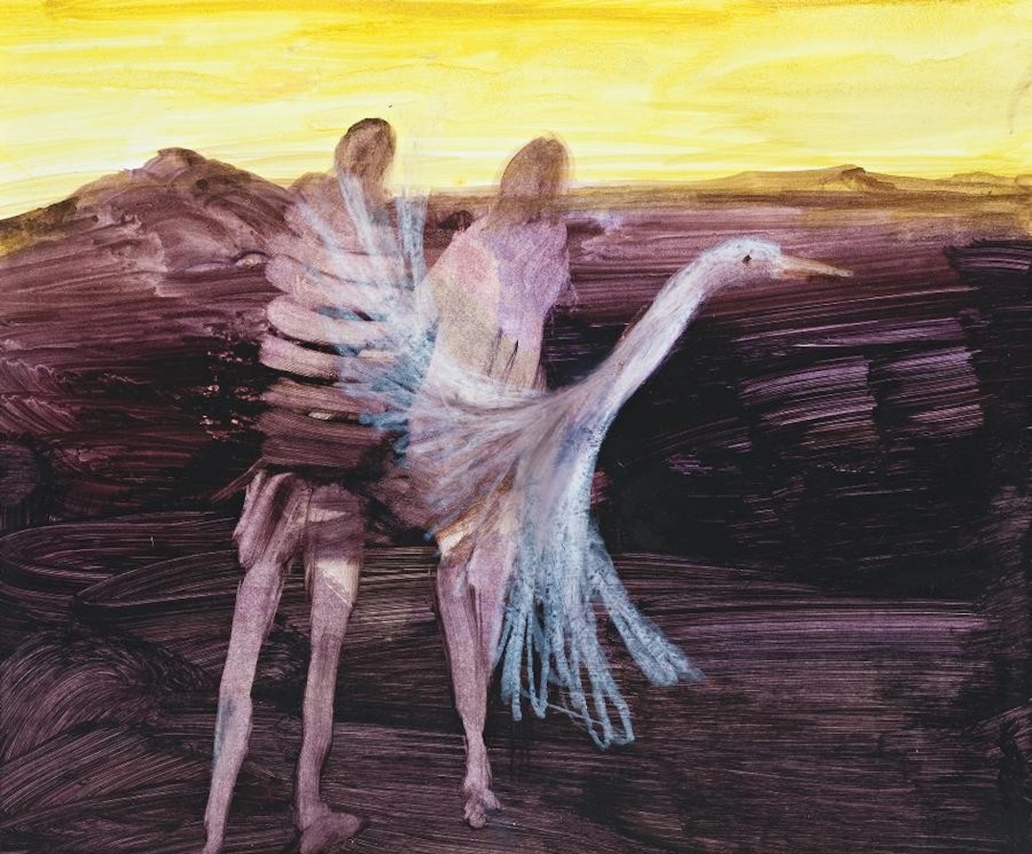 CONVICT, MRS FRASER AND BIRD by Sidney Nolan