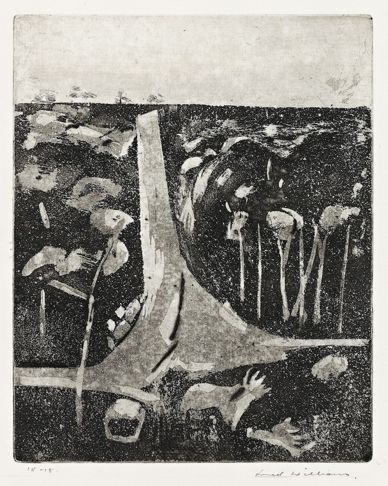 LANDSCAPE WITH A STEEP ROAD by Frederick Ronald Williams