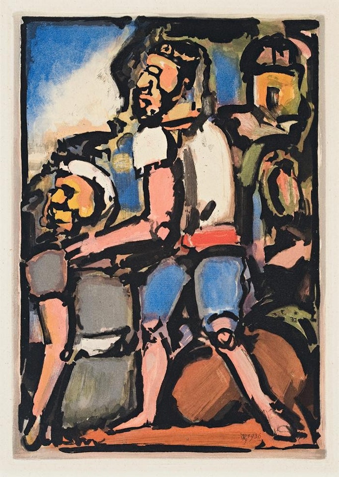 PAYSANS (FROM THE PASSION) by Georges Rouault