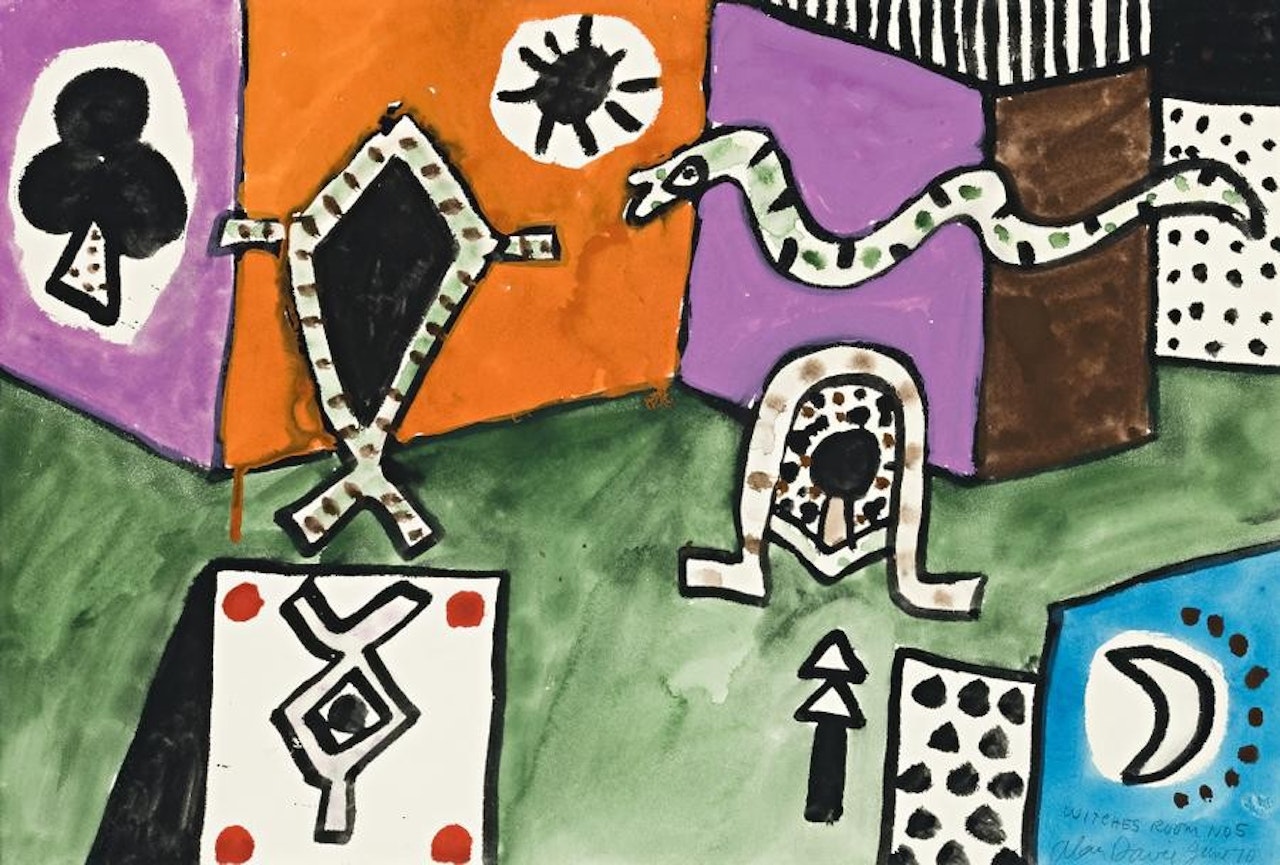 WITCHES ROOM NO 5 by Alan Davie