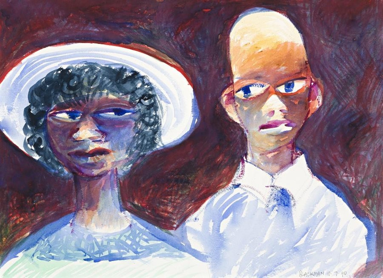 MARKET FAIR by Charles Blackman