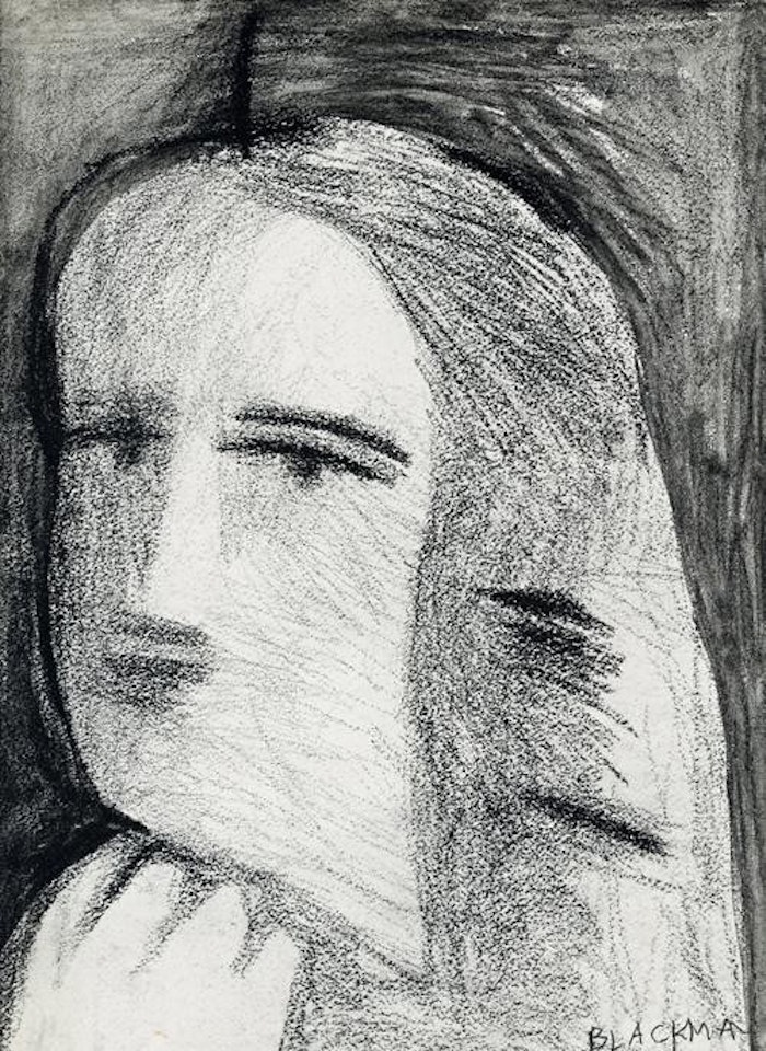HEAD STUDY by Charles Blackman