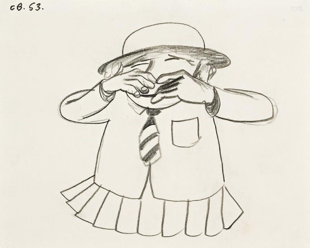 CRYING SCHOOLGIRL by Charles Blackman