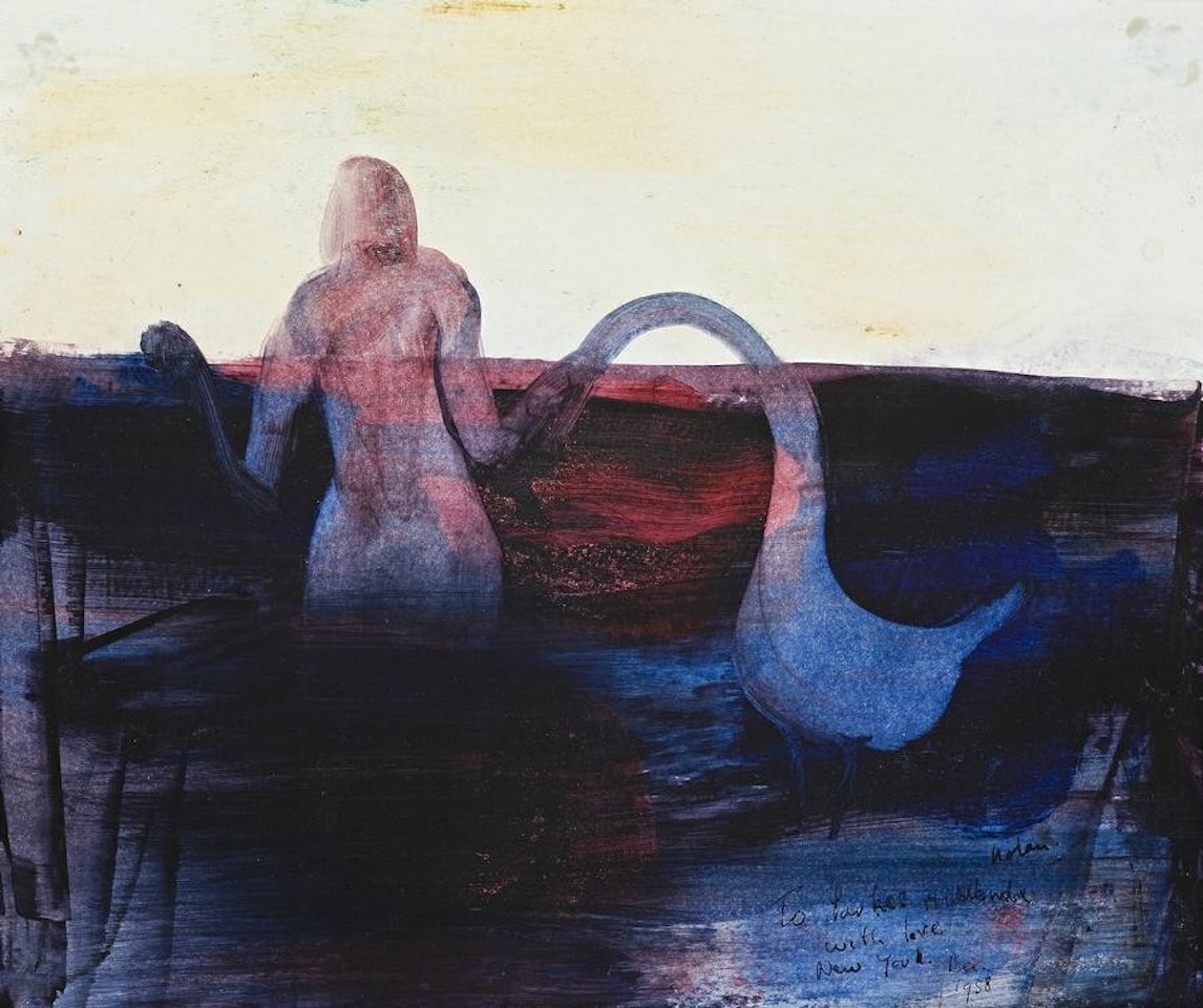 LEDA AND THE SWAN by Sidney Nolan