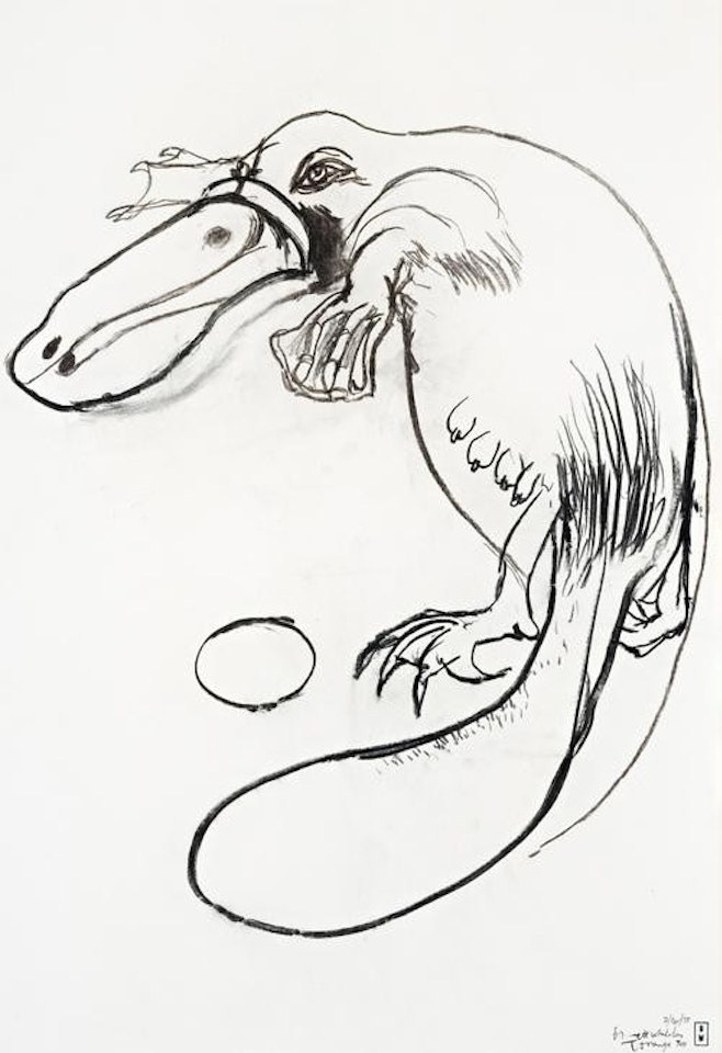 PLATYPUS, TOORONGA ZOO by Brett Whiteley