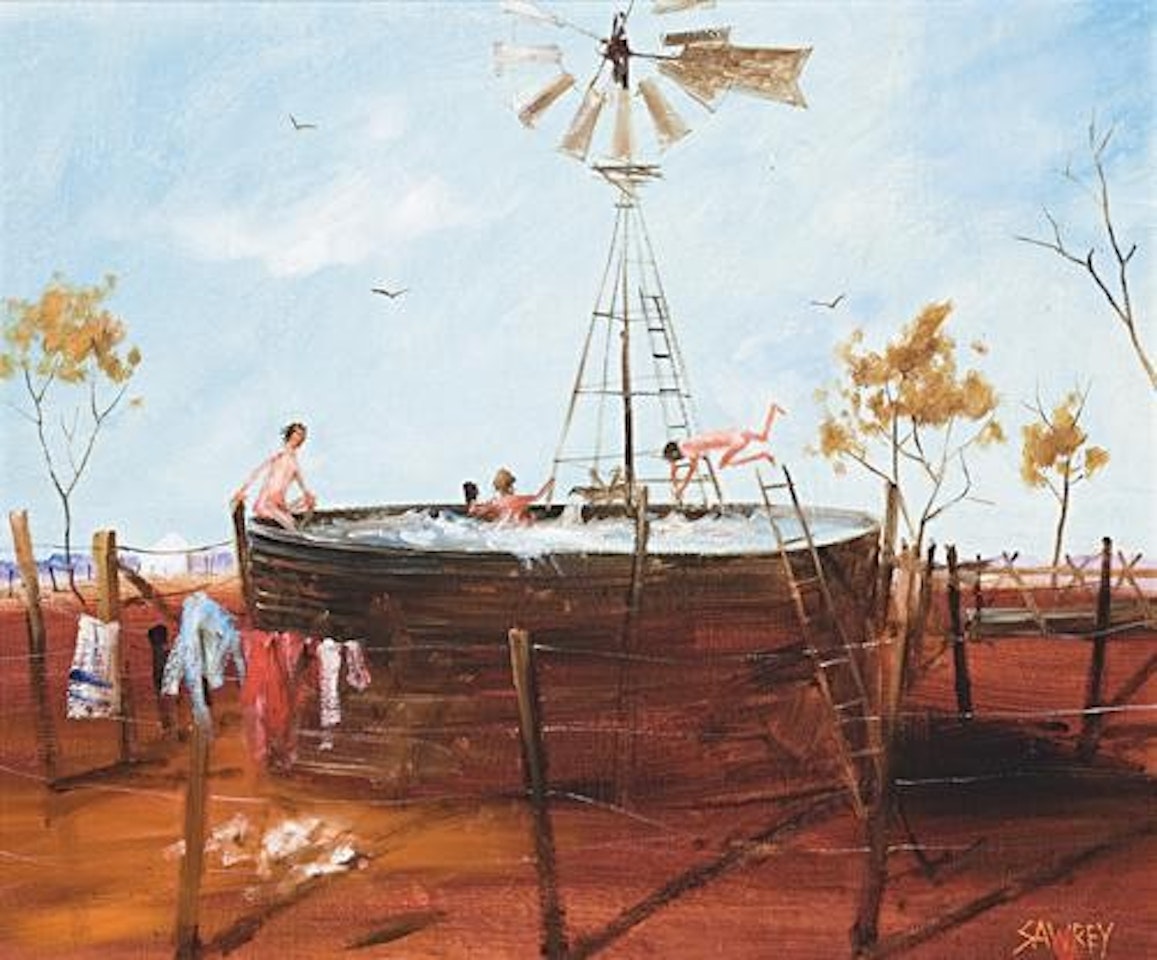 KIDS IN THE BORE TANK by Hugh Sawrey