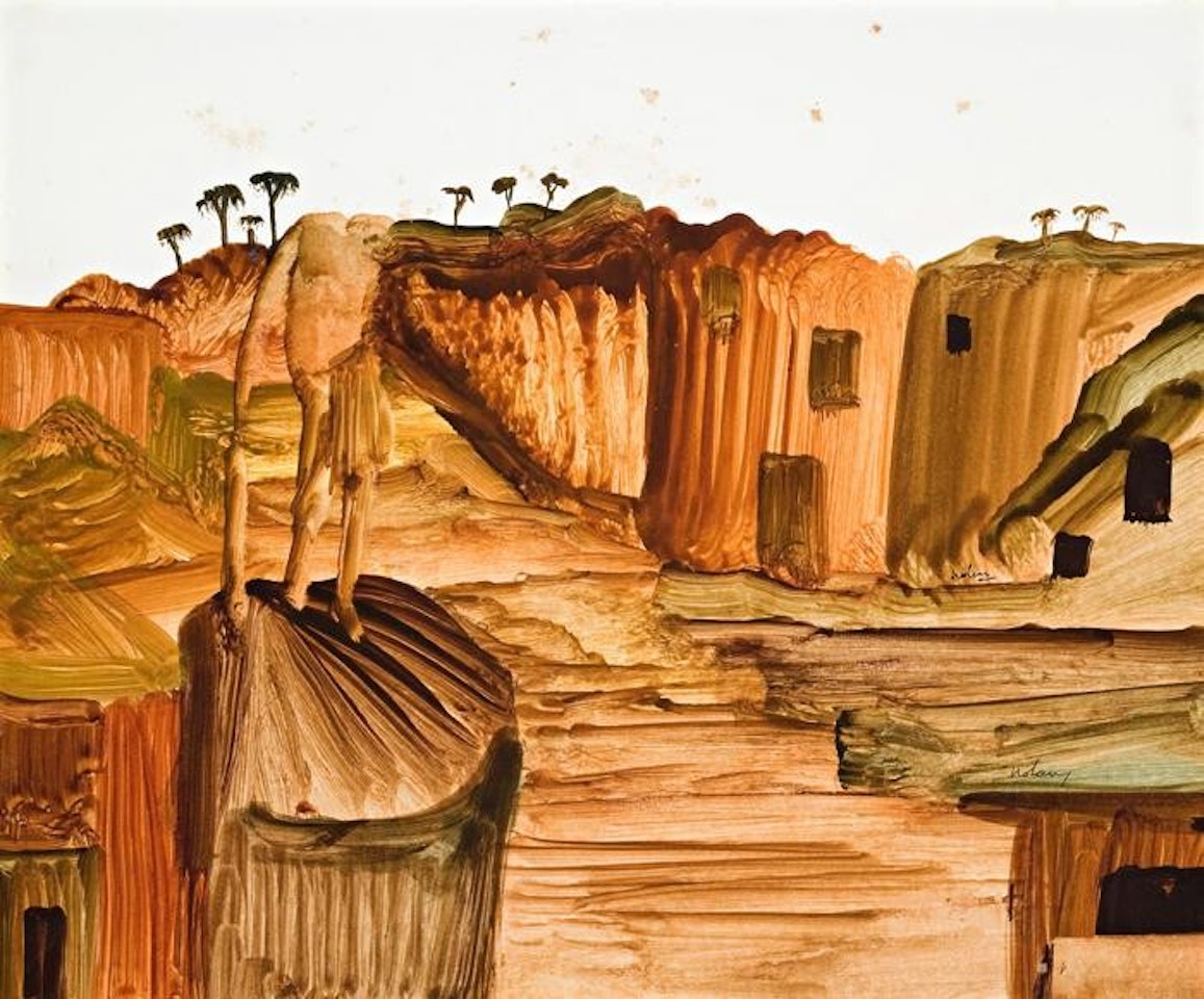 GREEK VILLAGE by Sidney Nolan