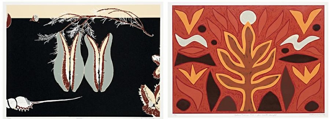 Seeds; Untitled; Gothic Tree on Fire; New England Poem; Untitled by Various Artists