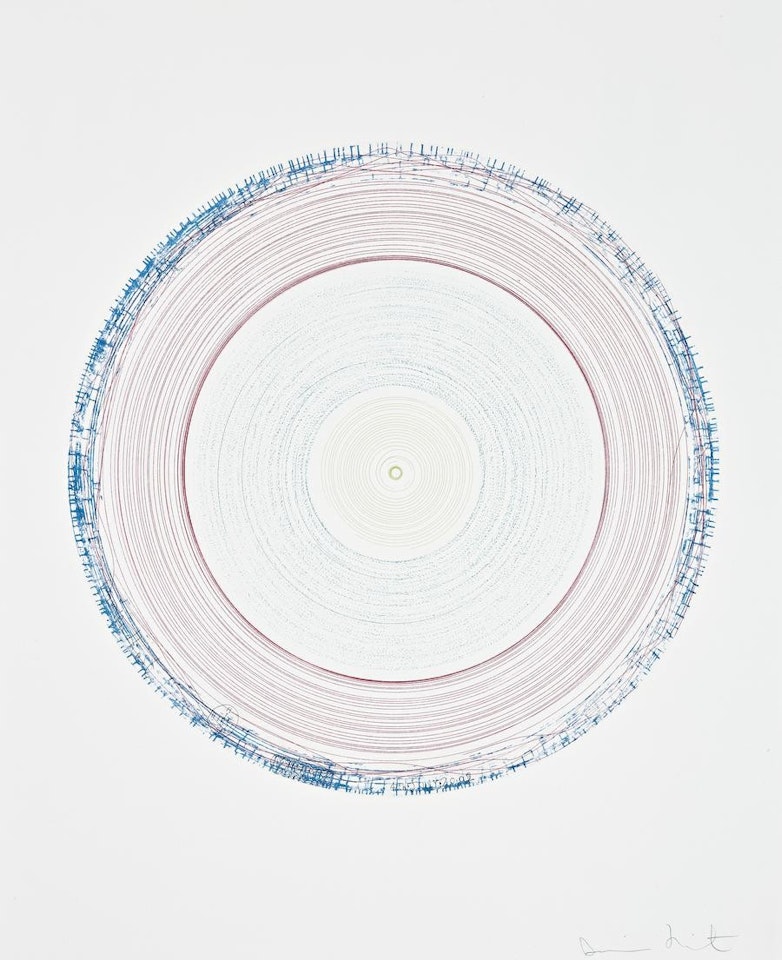 VORTEX; FROM "IN A SPIN, THE ACTION OF THE WORLD ON THINGS II" SERIES by Damien Hirst