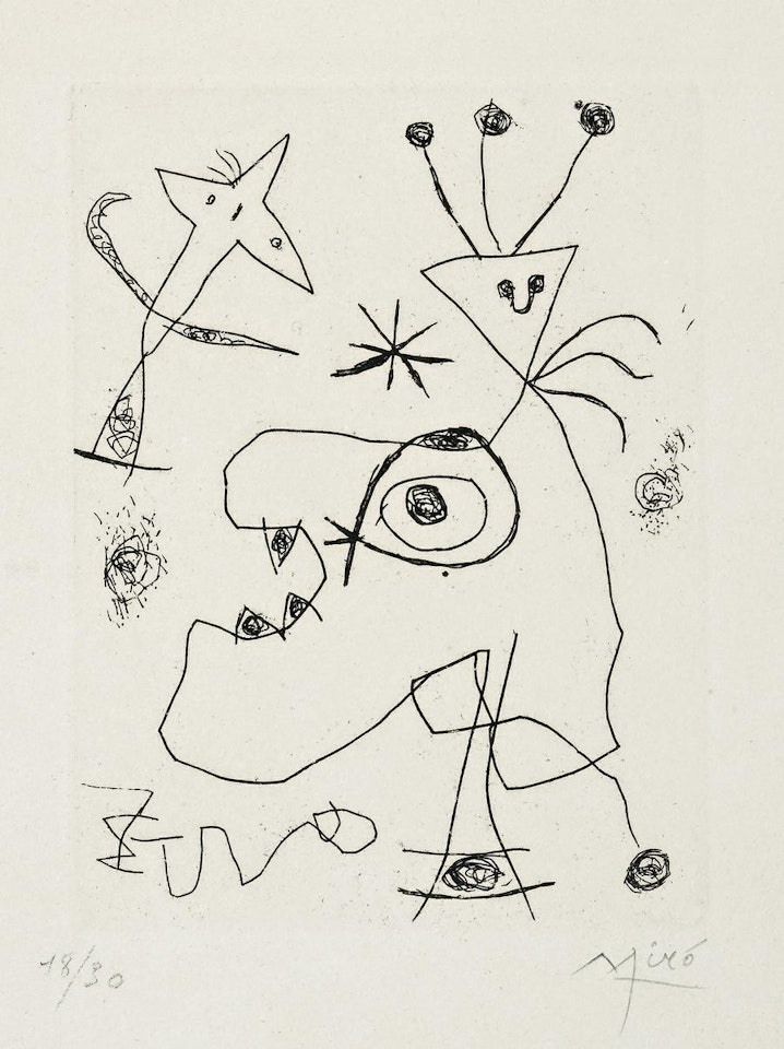L"AIGRETTE by Joan Miró