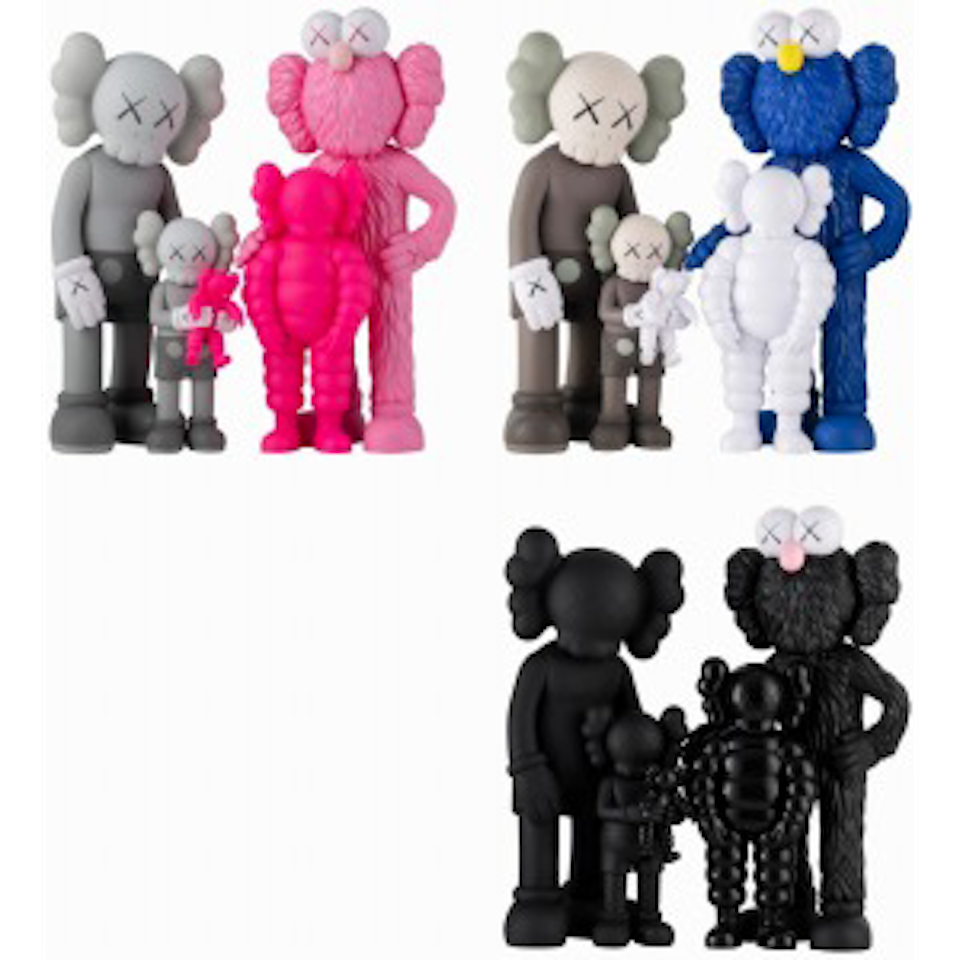 KAWS FAMILY OPEN EDITION (Pink, Multicolor, Black) by Kaws