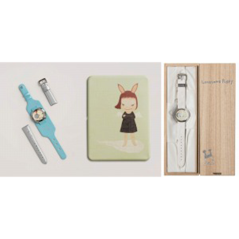 1. Slash With a Knife 2001／2. Lonesome Puppy 2000 by Yoshitomo Nara