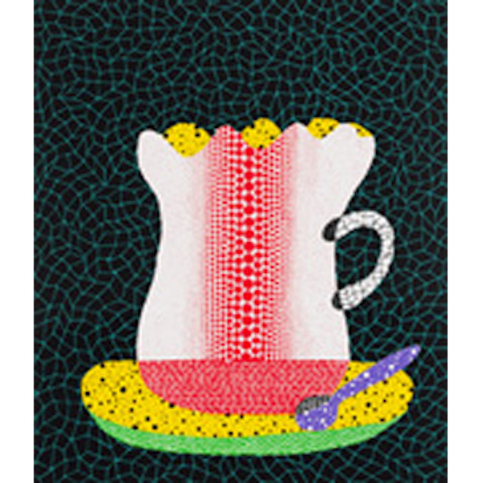 COFFEE CUP (Kusama 79) by Yayoi Kusama