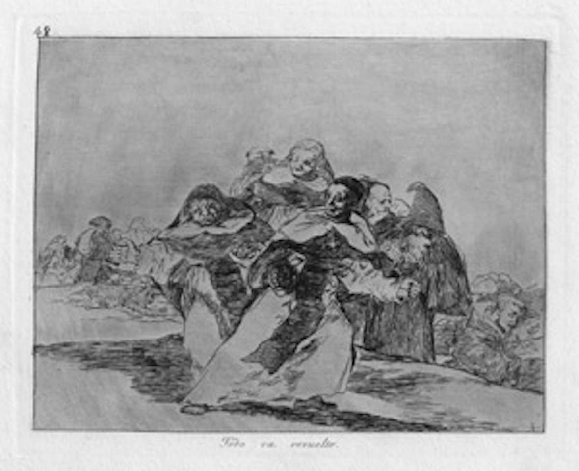 Todo va revuelto by Francisco José de Goya