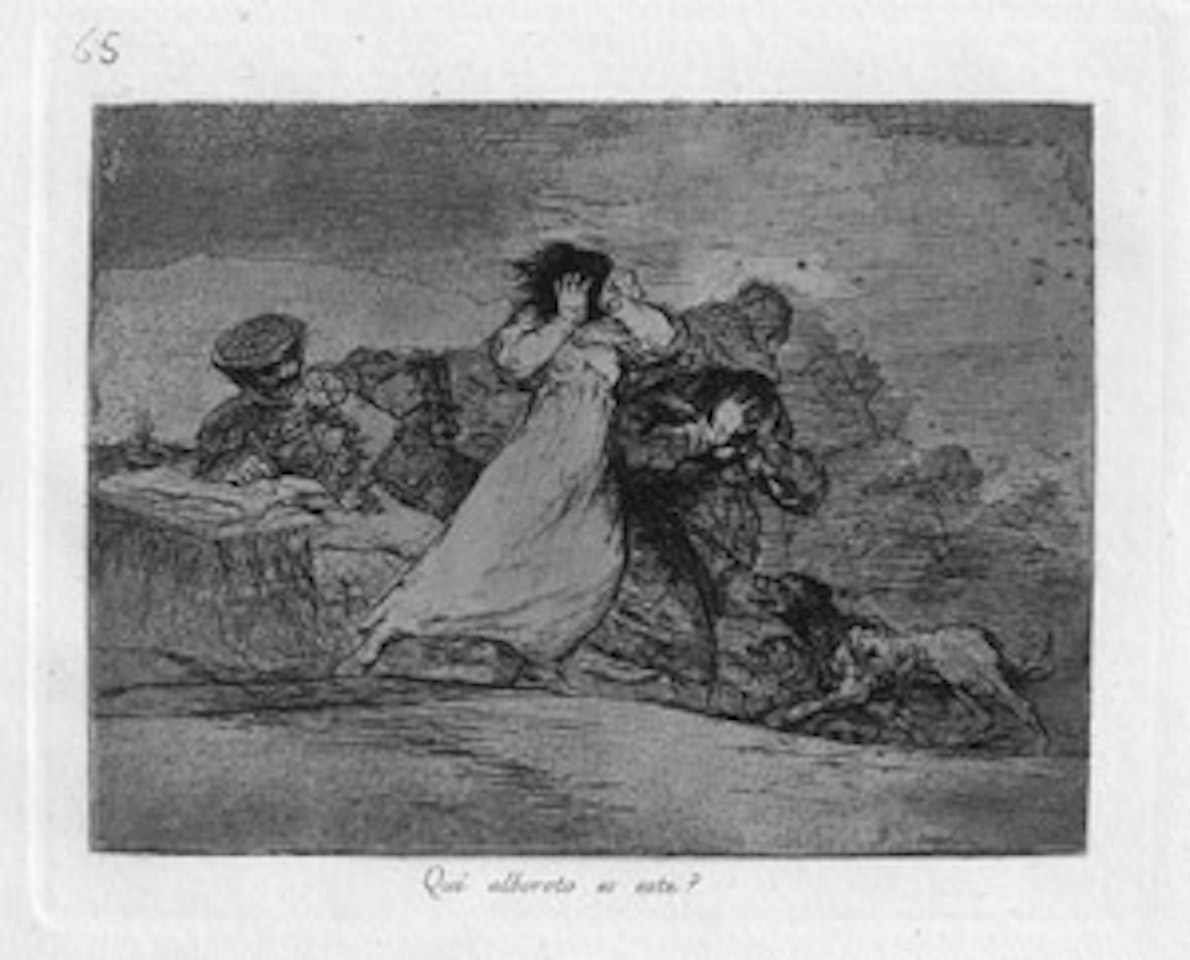 ¿ Qué alboroto es este? by Francisco José de Goya