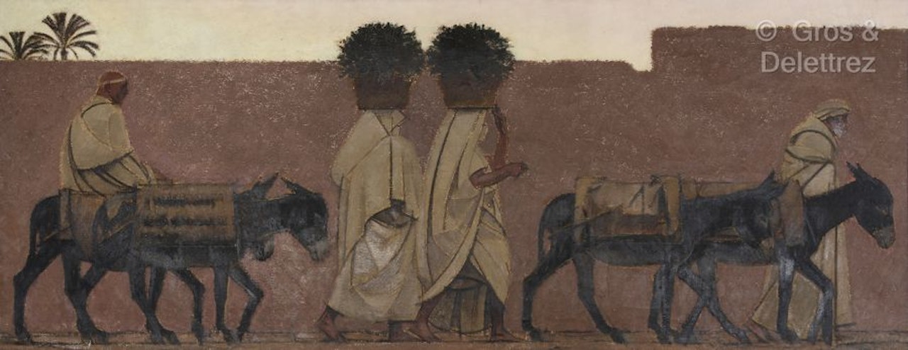Caravan, Marrakech by Bernard Boutet de Monvel